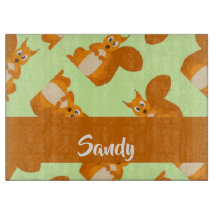 Cute brown squirrel patroon