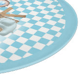 Cute Brown Teddy Bear Picnic Baby shower Snijplank (Hoek)