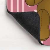 Cute brown teddy beer muismat (Hoek)