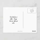 Cute Brown Toad Face Nature Briefkaart (Achterkant)