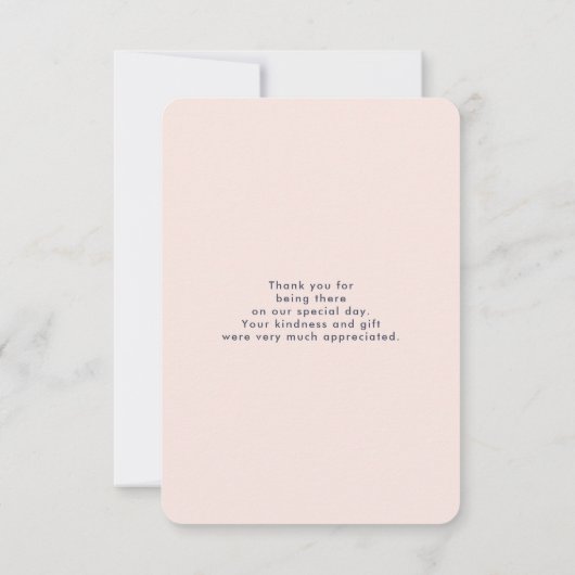 Cute Brown Waterverf Deer Rustic Hartelijk dank Bedankkaart (Achterkant)