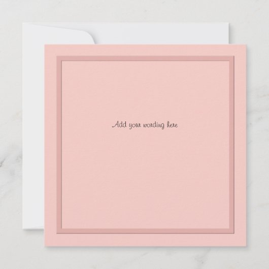 Cute Bruid & Bruidegom Roze Ontsnappingsauto Uitno Kaart (Achterkant)