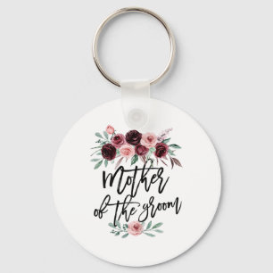 Cute Bruidsfeest Bruiloft Bloem Ontwerp Moeder Van Sleutelhanger