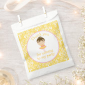 Cute Brunette Ballerina 'Ik ben naar toe gegaan' Bedankzakje (Geknipt)