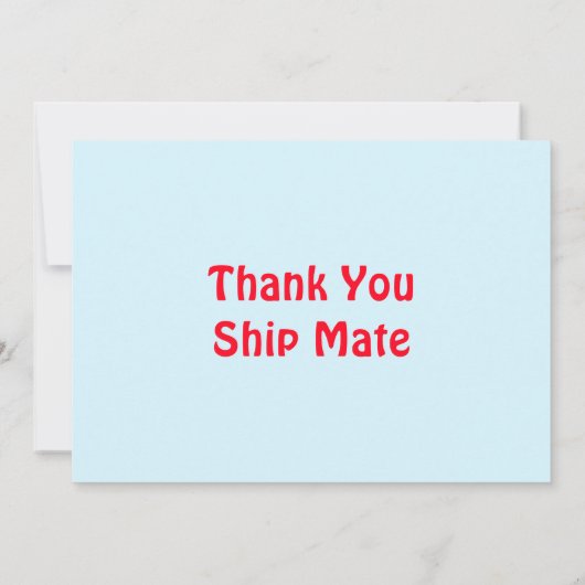 Cute Brunette Pirate Eye Patch Boy Birthday Party Bedankkaart (Achterkant)