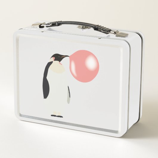 Cute Bubble Gum Penguin Blowble Bubble (Achterkant)