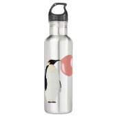 Cute Bubble Gum Penguin Blowble Bubble Waterfles (Voorkant)