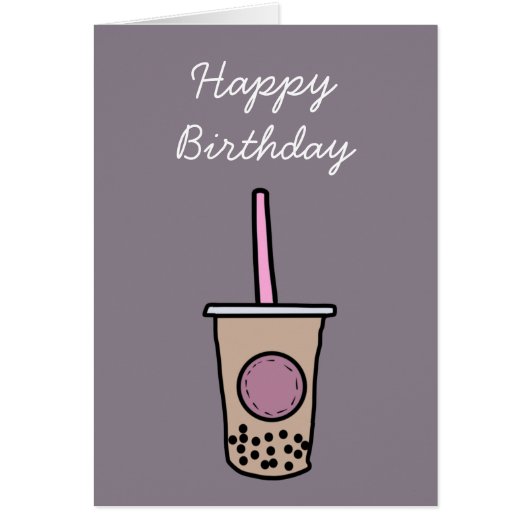 Cute bubble tea (Voorkant)