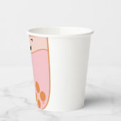 Cute Bubble Tea Boba Papieren Bekers (Links)