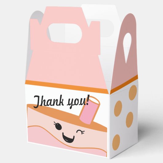 Cute Bubble Tea Boba Party Bedankdoosjes (Geopend)