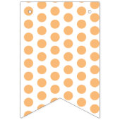 Cute Bubble Tea Boba Party Polka Dot Vlaggetjes (Eerste vlag)