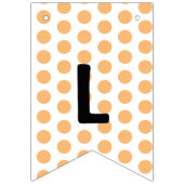 Cute Bubble Tea Boba Party Polka Dot Vlaggetjes (Derde vlag)