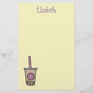 Cute bubble tea briefpapier