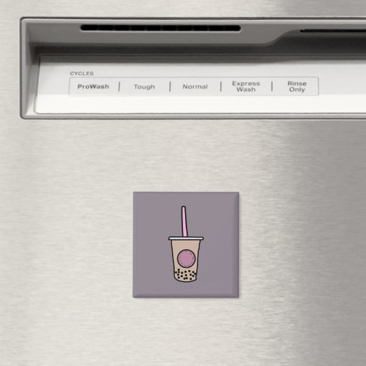 Cute bubble tea magneet (Insitu (Vaatwasser))