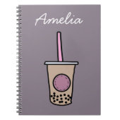 Cute bubble tea notitieboek (Voorkant)