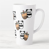 Cute Bubble Tea & Panda Beer Latte Mok (Rechts)