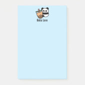 Cute Bubble Tea & Panda Beer Post-it® Notes (Voorkant)