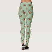 Cute Bubble Tea & Sloth Leggings (Achterkant)