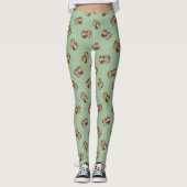 Cute Bubble Tea & Sloth Leggings (Voorkant)