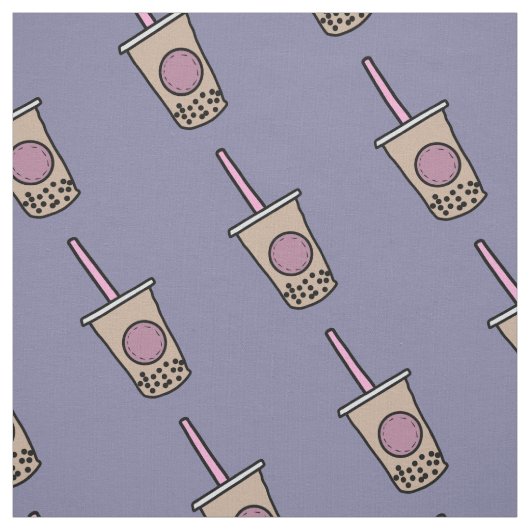 Cute bubble tea stof (Swatch)