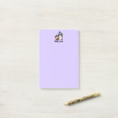 Cute Bubble Tea & Unicorn Post-it® Notes (Op bureau)