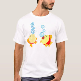 Cute Bubbling Cartoon Fish Children T-Shirt