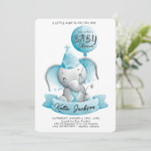 Cute Budget Baby Shower Kaart (Staand voorkant)