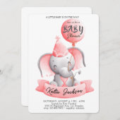 Cute Budget Baby Shower Kaart (Voorkant / Achterkant)