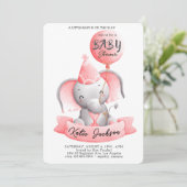 Cute Budget Baby Shower Kaart (Staand voorkant)