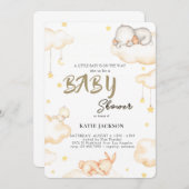 Cute Budget Baby Shower Kaart (Voorkant / Achterkant)