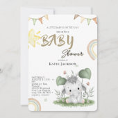 Cute Budget Baby Shower Kaart (Voorkant)
