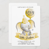Cute Budget Baby Shower Kaart (Voorkant / Achterkant)