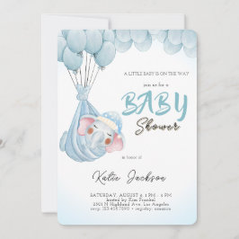 Cute Budget Baby Shower Kaart