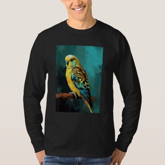 Cute Budgie Bird Parakeet Birds Bird Breeder 1 T-shirt (Voorkant)