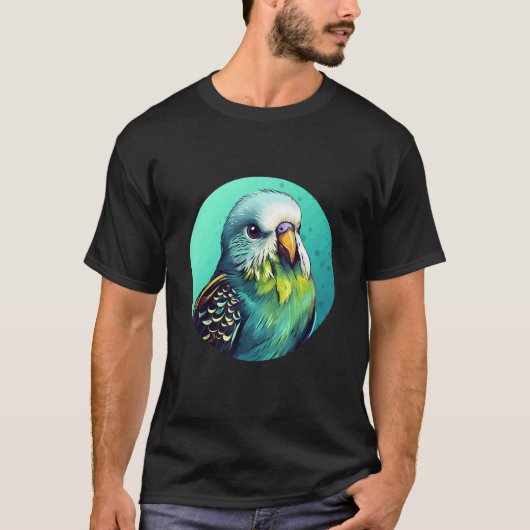 Cute Budgie Bird Parakeet Birds Bird Breeder 2 T-shirt (Voorkant)