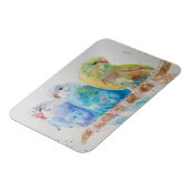 Cute Budgie budgies bird Waterverf Art Magnet Magneet (Linkerzijde)