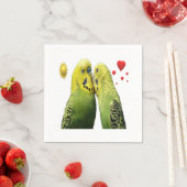 Cute Budgie Design Servet (Insitu)
