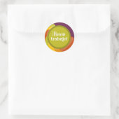 Cute Buen Trabajo Spaans leraar Reward Ronde Sticker (Tas)