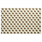 Cute Buffalo Bison Cartoon Kinder Stof (Fat Quarter)