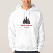 Cute Buffalo geruite kerstboom hoodie Cozy (Voorkant)