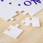 Cute Buffalo met rundvlees op weck en Buffalo Wing Legpuzzel (Zijkant)