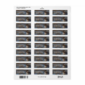 Cute Bufflehead Duck op Sunlit Watts Etiket (Full Sheet)