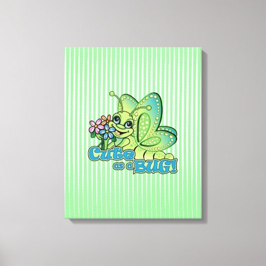 Cute Bug Canvas Afdruk (Voorkant)