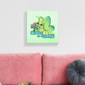 Cute Bug Canvas Afdruk (Insitu (Woonkamer))