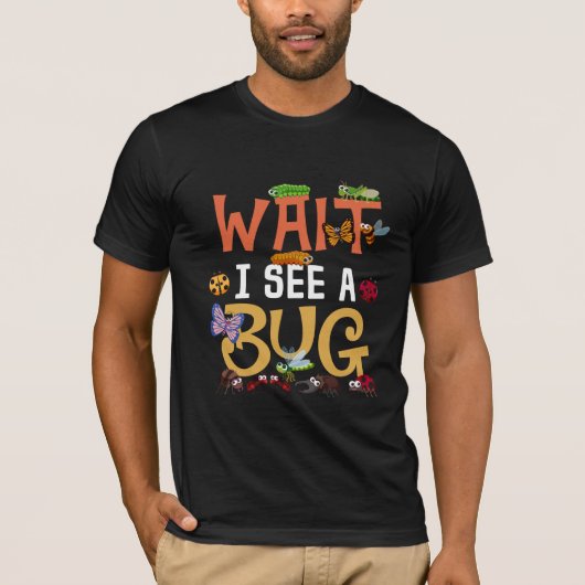 Cute Bug Catcher Kind Insect Lover T-shirt (Voorkant)