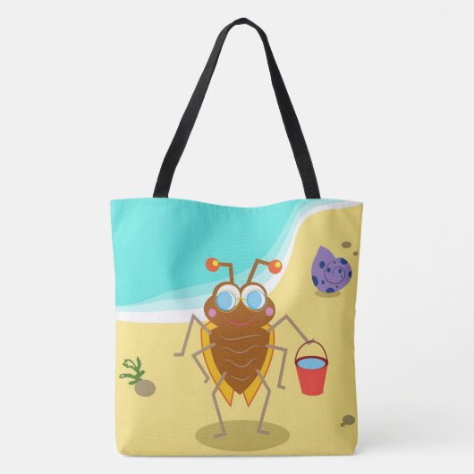 Cute Bug Tote Bag (Achterkant)