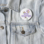 Cute Bugs Big Sister Ronde Button 5,7 Cm (In situ)