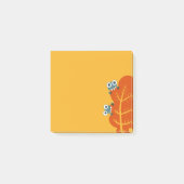 Cute Bugs Eat Autumn Leaf Post-it® Notes (Voorkant)