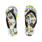 Cute Bugs Kinder Teenslippers (Voetbed)
