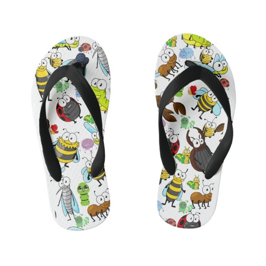 Cute Bugs Kinder Teenslippers (Voetbed)
